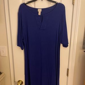 Chico blue dress size 3